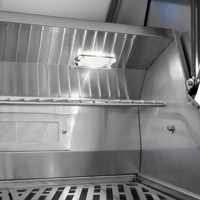 Wildfire Ranch PRO 42" Gas Grill - interior lighting