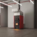 US Stove HB1520 Hot Blast 3,500 Sq Ft Wood Furnace, 180,000 BTU — installed in a basement
