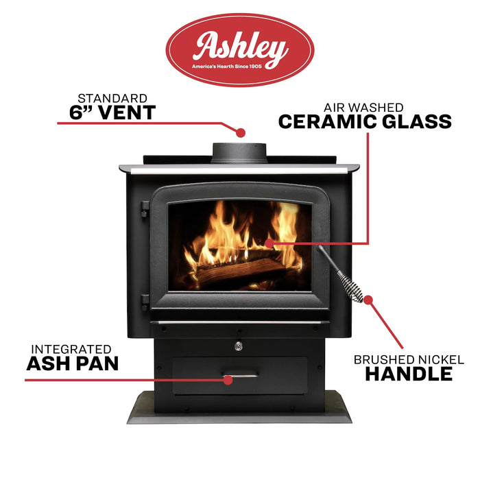 Ashley Hearth AW2020-P 2,000 Sq Ft EPA Certified Wood Stove — feature