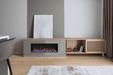 Amantii BI-SLIM Electric Fireplace – Built-in only with black steel surround