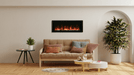 Amantii BI-SLIM Electric Fireplace – Built-in only with black steel surround