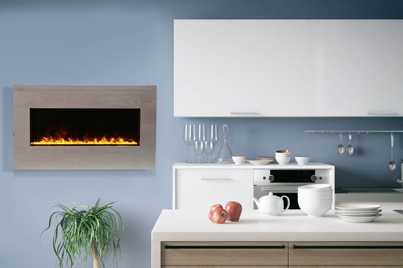 Amantii Birch Wooden Mantel Surround (Panorama Xtraslim 40")