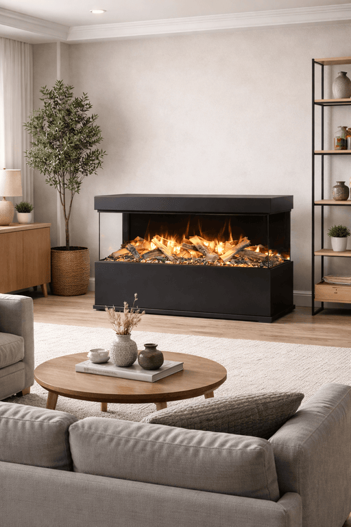 Amantii Pedestal Display for LumaForest Electric Fireplace