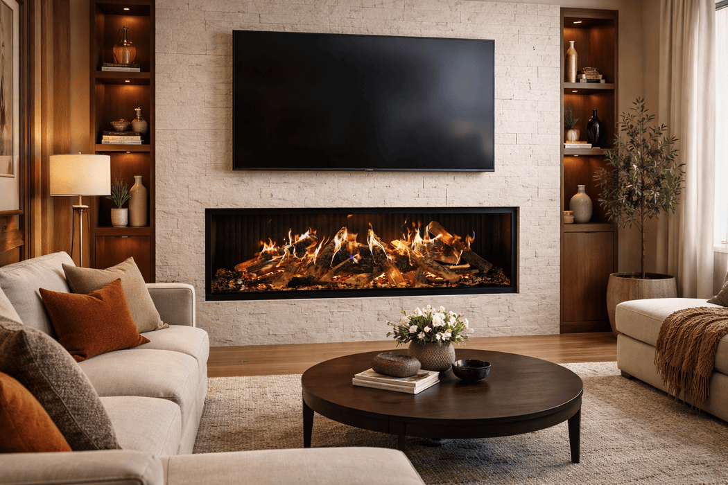 Amantii Signature MultiView Holo 3-Sided Smart Electric Fireplace