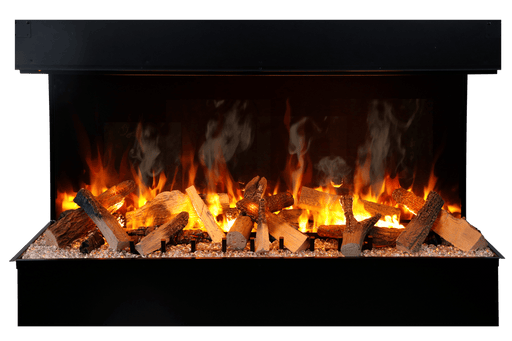 Amantii Signature Tru View 3-Sided Smart Electric Fireplace