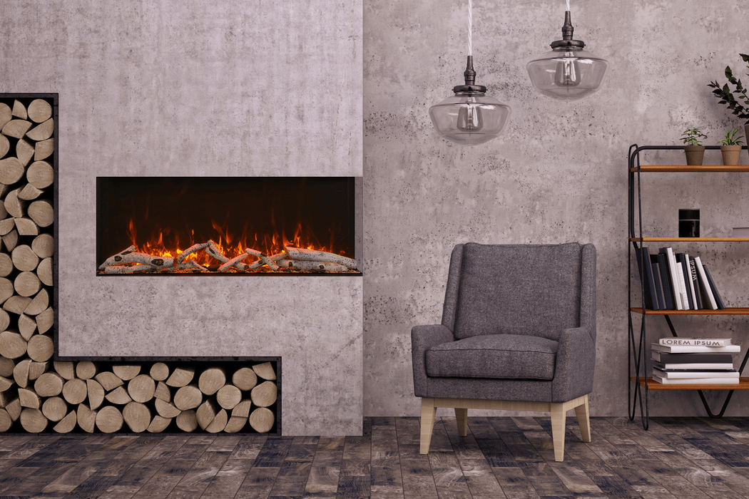 Amantii Tru View Extra Tall Extra Long Electric Fireplace