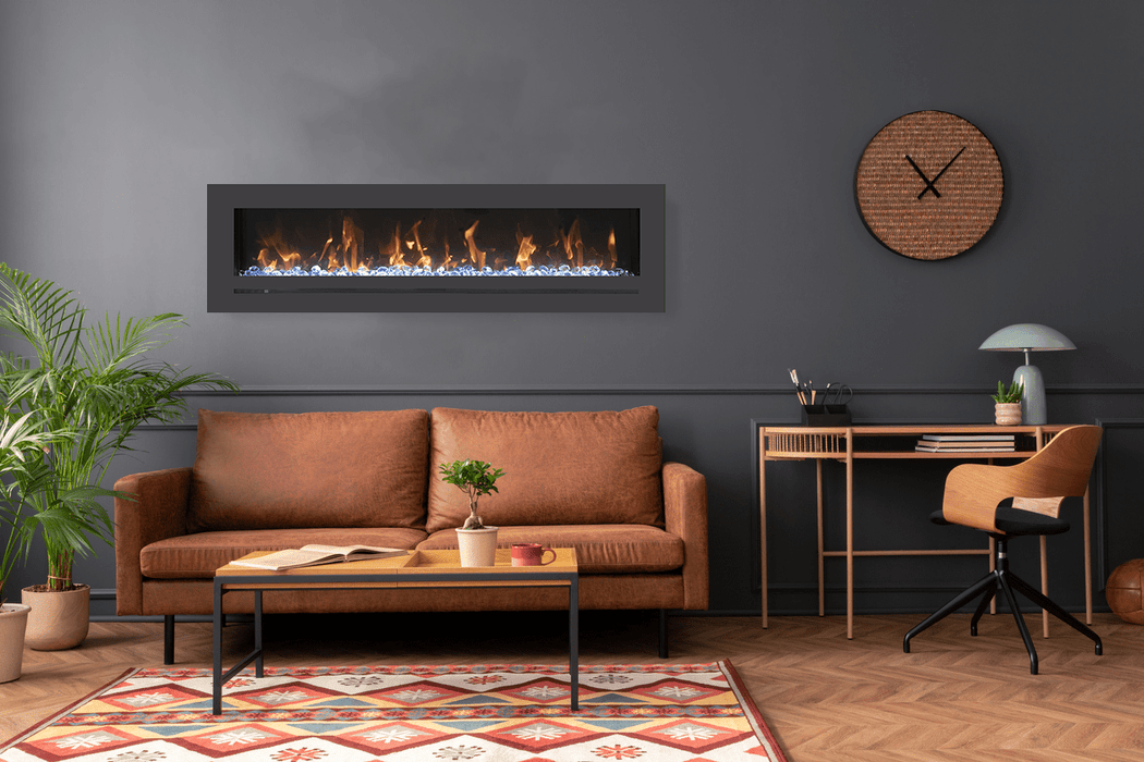 Amantii WM-FML-STL Linear Electric Fireplace
