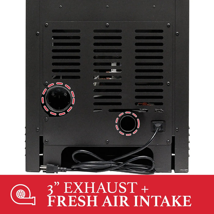 Ashley Hearth AP5613-W 1,800 Sq Ft Wi-Fi Pellet Stove, 40 lb Hopper