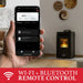Ashley Hearth AP5613-W 1,800 Sq Ft Wi-Fi Pellet Stove, 40 lb Hopper