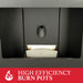 Ashley Hearth AP5617-W 2,200 Sq Ft Wi-Fi Pellet Stove, 90 lb Hopper
