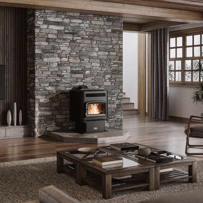 Ashley Hearth AP5617-W 2,200 Sq Ft Wi-Fi Pellet Stove, 90 lb Hopper