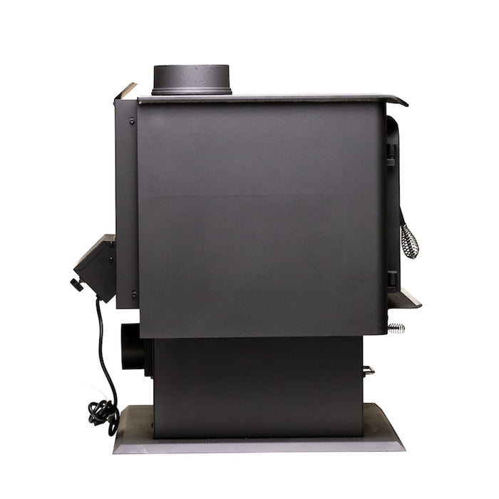 Ashley Hearth AW2520E-P 2,500 Sq Ft EPA Wood Stove with Pedestal