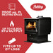 Ashley Hearth AW2520E-P 2,500 Sq Ft EPA Wood Stove with Pedestal