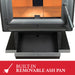 Ashley Hearth AW2520E-P 2,500 Sq Ft EPA Wood Stove with Pedestal