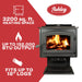 Ashley Hearth AW3200-BL 3,200 Sq Ft EPA Wood Stove with Blower