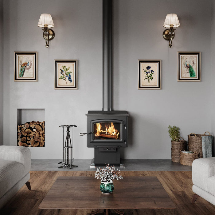 Ashley Hearth AW3200-BL 3,200 Sq Ft EPA Wood Stove with Blower