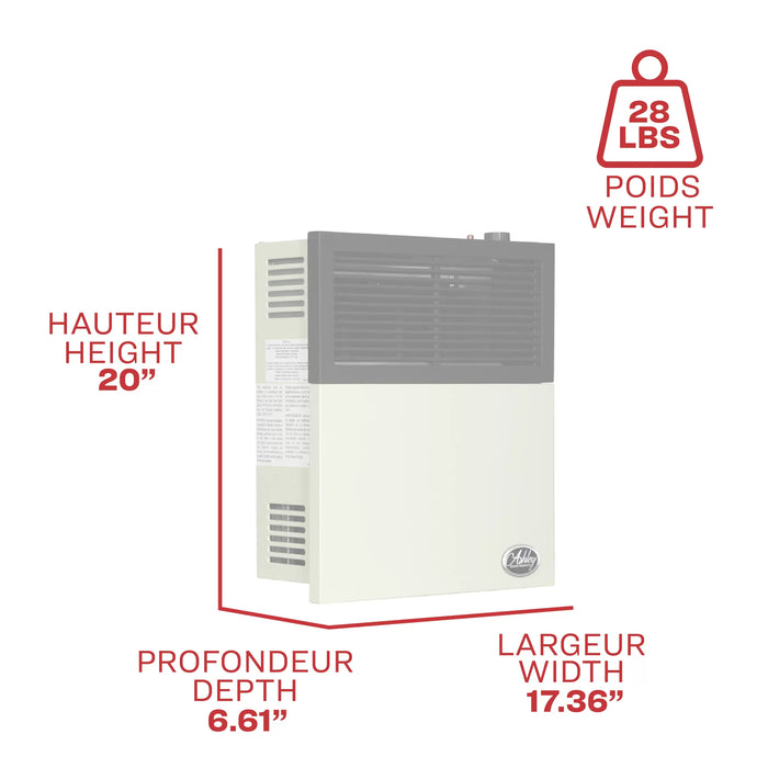 Ashley Hearth DVAG11 11,000 BTU Direct Vent Wall Heater