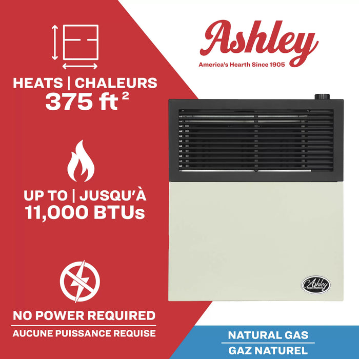 Ashley Hearth DVAG11 11,000 BTU Direct Vent Wall Heater