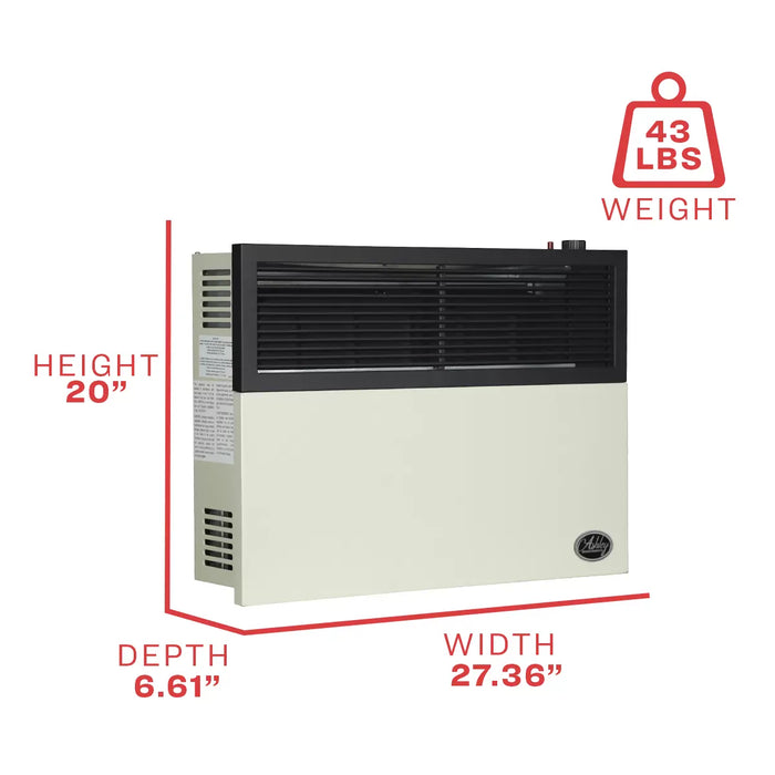 Ashley Hearth DVAG17 17,000 BTU Direct Vent Wall Heater