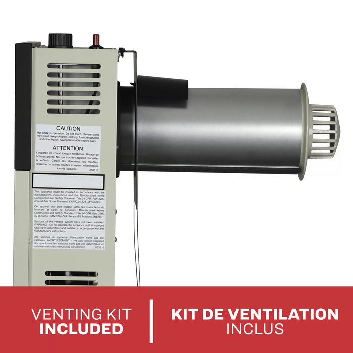 Ashley Hearth DVAG17N 17,000 BTU Direct Vent Natural Gas Wall Heater