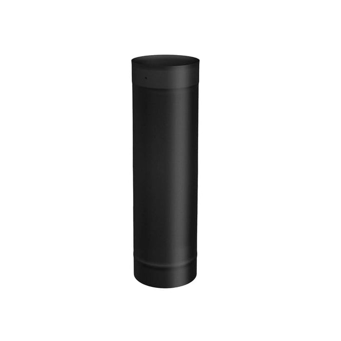 Black Single Wall Pipe - 6"Ø x 24"L