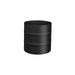 Black Single Wall Tile Connector Adapter - 7"Ø