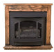 Buck Stove Standard Dark Oak Mantel for Model T-33 Gas Stoves and Fireboxes