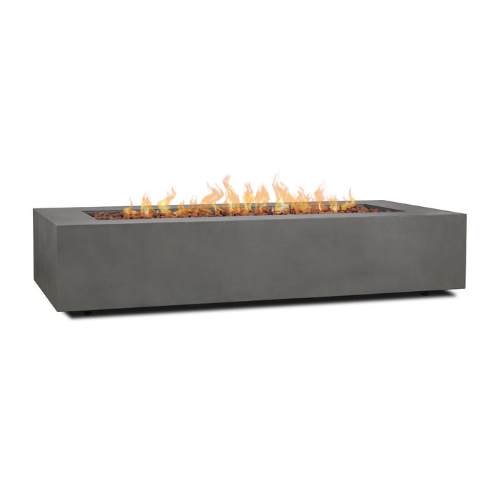 Real Flame Aegean 70" Rectangle LP Fire Table w/ NG Conv