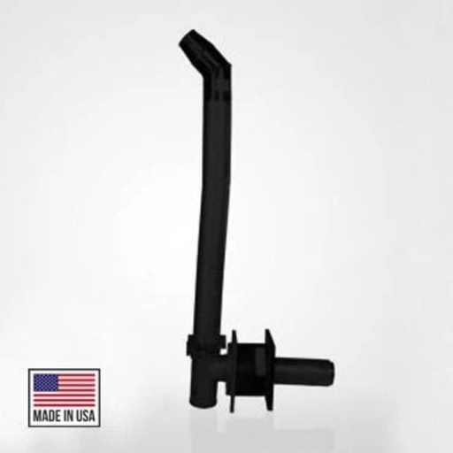 Comfortbilt/Duravent 4 inch Pellet Stove Piping Kit With 90 Elbow- Black Matte