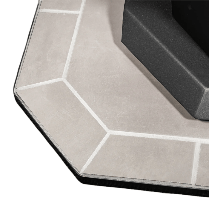 ComfortBilt Flatwall Hearth Pad for Pellet Stove or Wood Stoves - Agate Grey