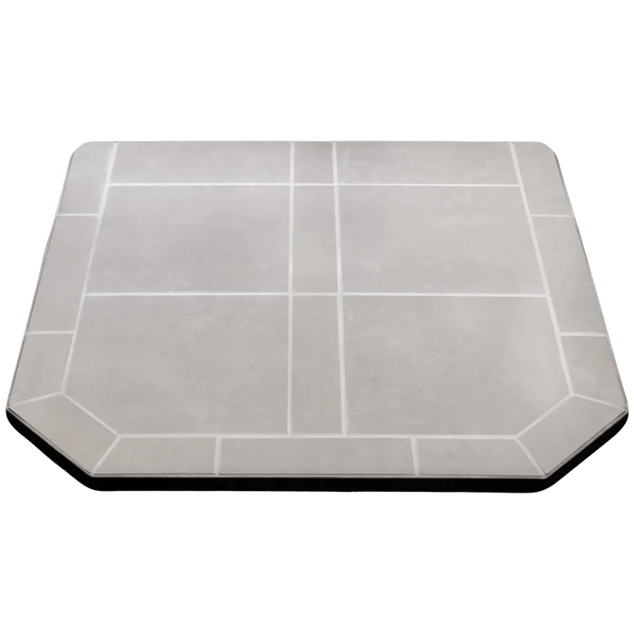 ComfortBilt Flatwall Hearth Pad for Pellet Stove or Wood Stoves - Agate Grey