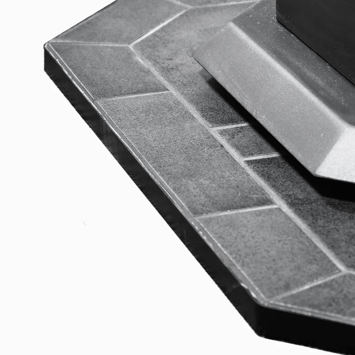 ComfortBilt Flatwall Hearth Pad- Midnight Black