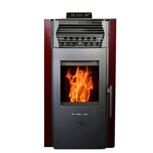 ComfortBilt HP50S Pellet Stove with Auto Ignition Burgundy