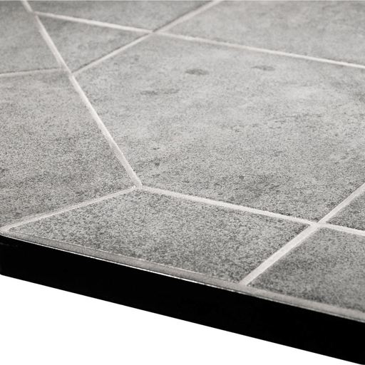 ComfortBilt Pellet Stove Corner Hearth Pad - Mill Black