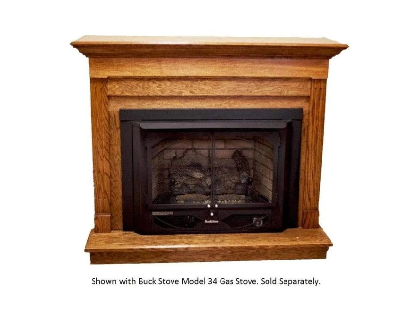 Buck Stove Contemporary Mantel Accessory for Model 34, Model 329, Model 384 Gas Stove