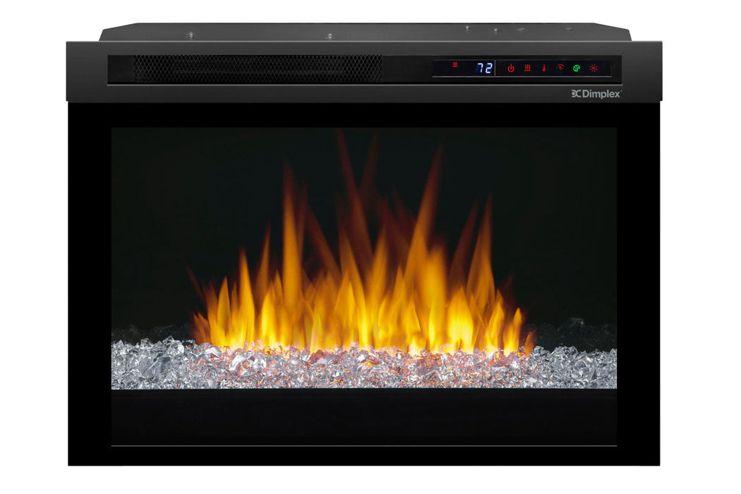 Dimplex Nova plug-in electric firebox with acrylic crystal ember bed