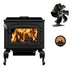 Drolet Escape 1800 Wood Stove On Legs - Black Door