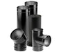 DuraVent DuraBlack 6" Single-Wall Telescoping Length 44"-68"