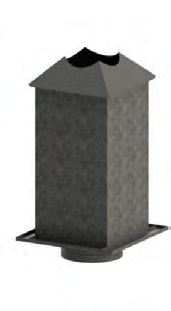 DuraVent DuraTech - 6" Diameter 24"Reduced Ceiling Supp Bx