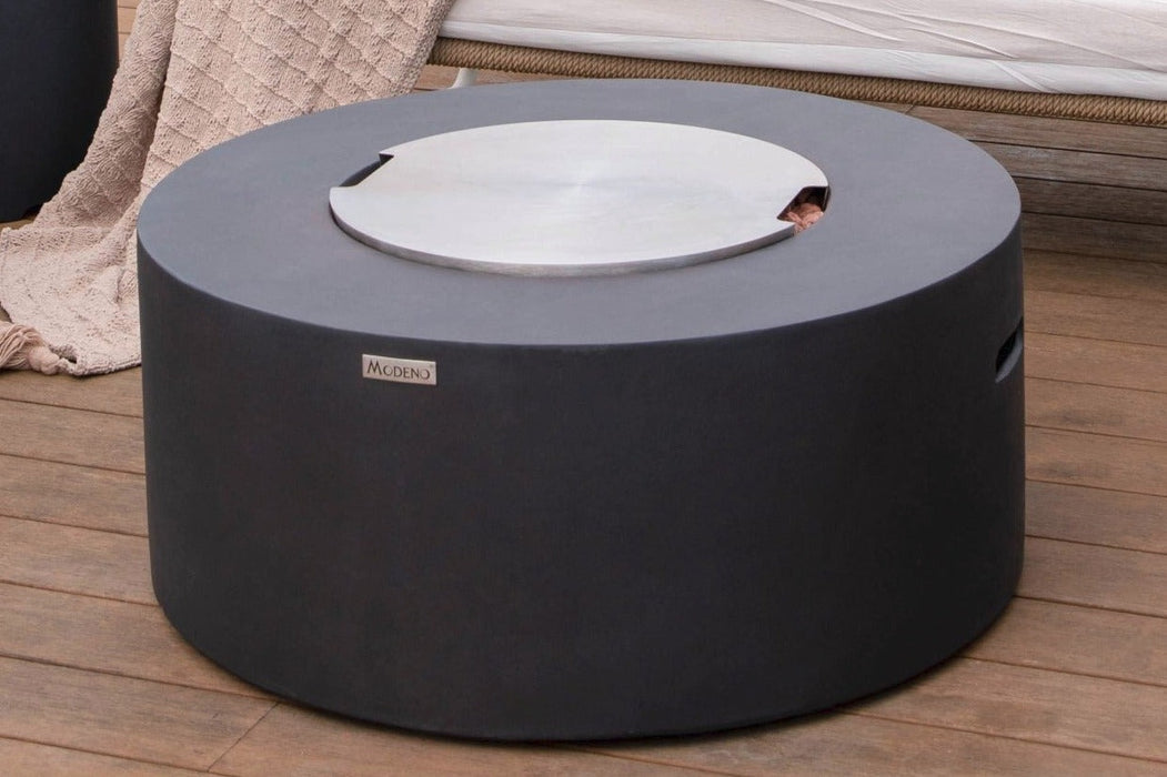 Elementi 20.7" Round Fire Table Stainless Steel Lid (OFG104-SS)