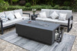 Elementi Andes Fire Table With Built-In Propane Tank Holder
