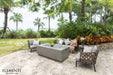 Elementi Andes Fire Table With Built-In Propane Tank Holder