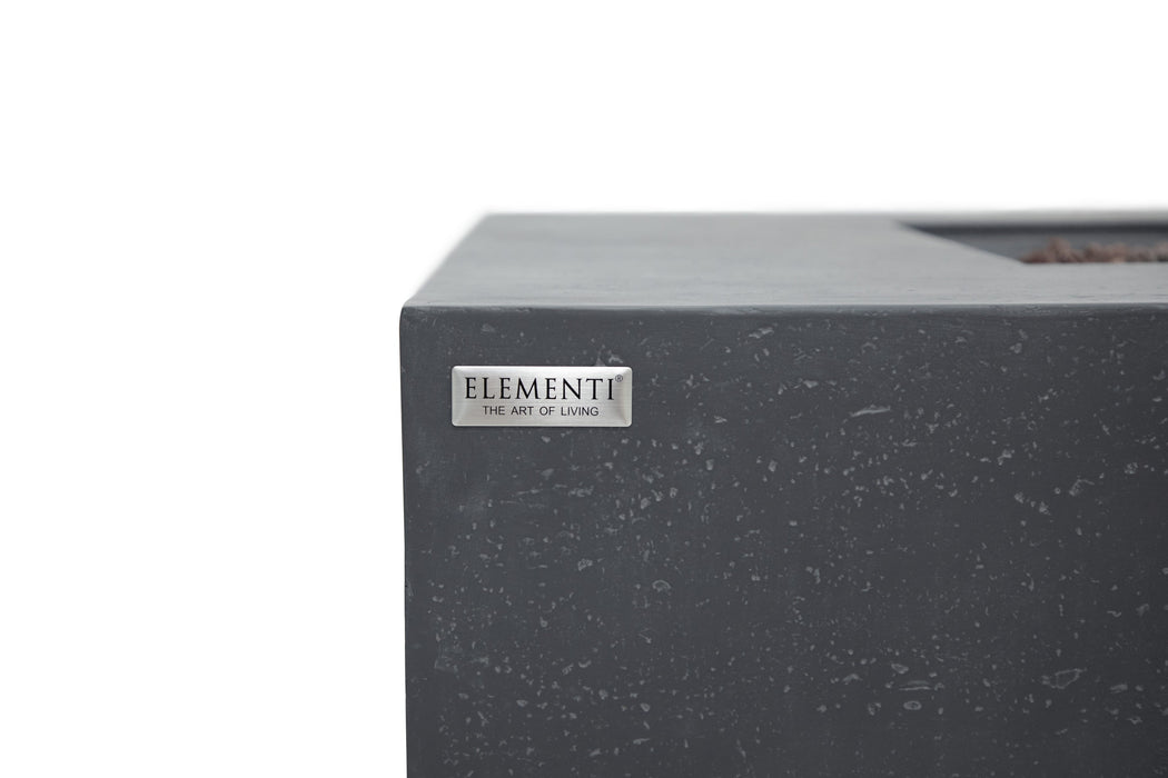 Elementi Andes Fire Table With Built-In Propane Tank Holder