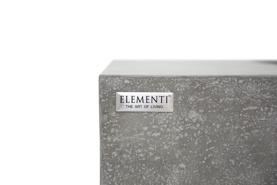 Elementi Andes Fire Table With Built-In Propane Tank Holder