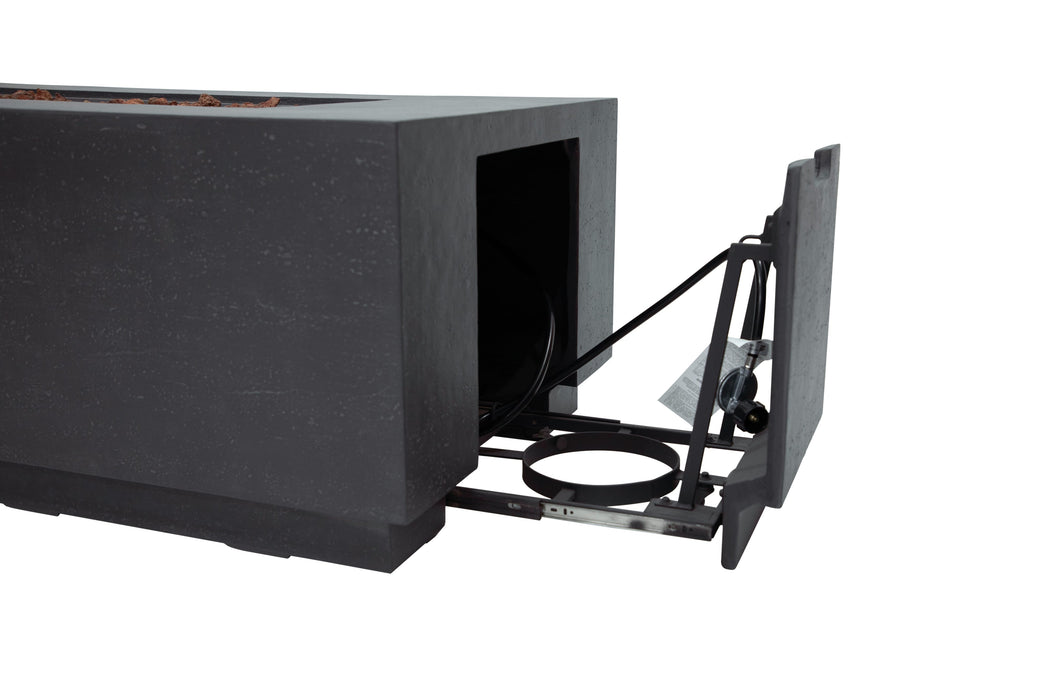 Elementi Andes Fire Table With Built-In Propane Tank Holder