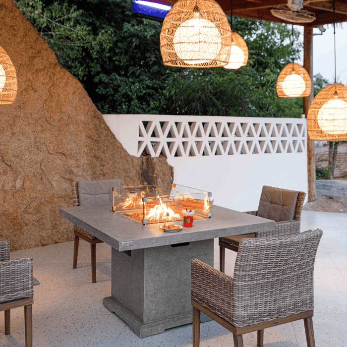 Elementi Birmingham Dinning Table Fire Pit