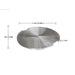 Elementi Columbia & Manchester Fire Table Stainless Steel Lid