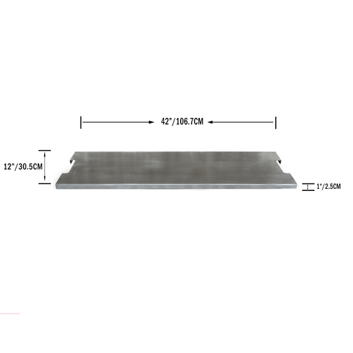 Elementi Granville Fire Table Stainless Steel Lid