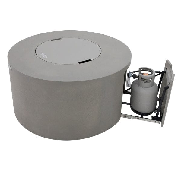 Elementi Pacaya 43" Round Fire Table With Hidden Tank