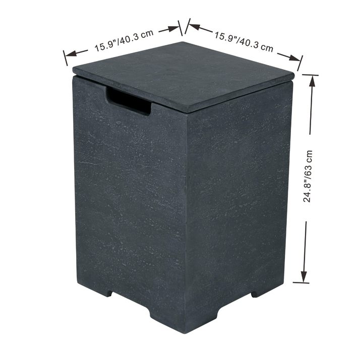 Elementi Plus Square Tank Cover ONB406 LG / DG